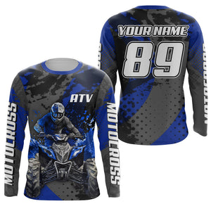 ATV Motocross Jersey Men Kid Women Upf30+ Quad Bike Shirt ATV Motorcycle Riding Jersey MX49