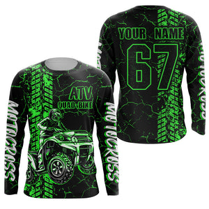 ATV Motocross Jersey Men Kid Women Upf30+ Custom ATV Riding Shirt Quad Bike ATV Racing MX51