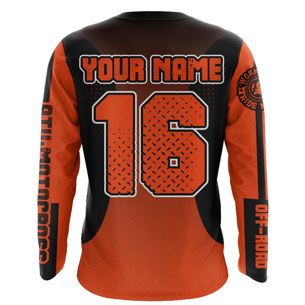 ATV Motocross Jersey Men Kid Upf30+ ATV Quad Bike Shirt Off-Road ATV Racing Jersey MX04