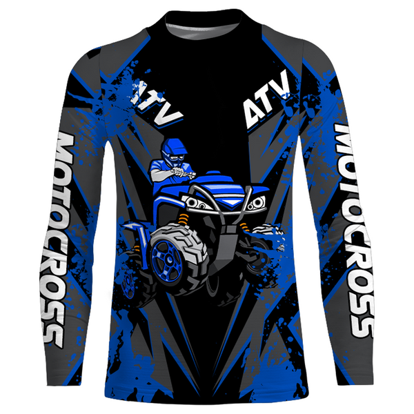 ATV Motocross Racing Jersey Youth Men Women Upf30+ Quad Bike Shirt ATV Racing Jersey MX22