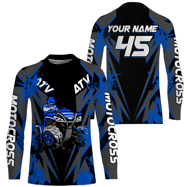 ATV Motocross Racing Jersey Youth Men Women Upf30+ Quad Bike Shirt ATV Racing Jersey MX22