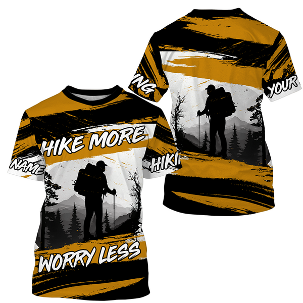 Hiking Shirt For Men Women Upf30+ Orange Hiking Shirts Short & Long Sleeved Clothes HM14