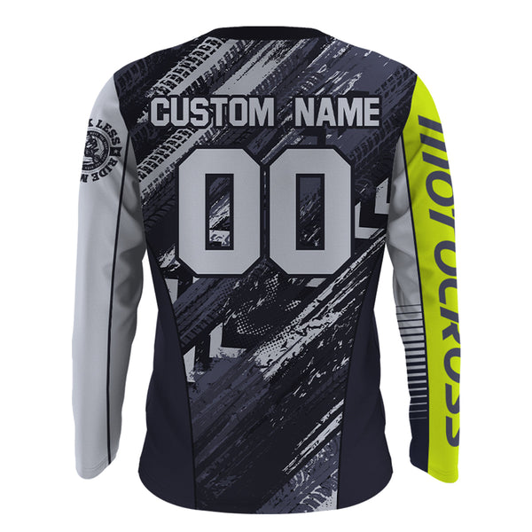 Motocross Racing Jersey Upf30+ Dirt Bike Off-Road Shirt Youth Men Kid Motorcycle Shirt XM235