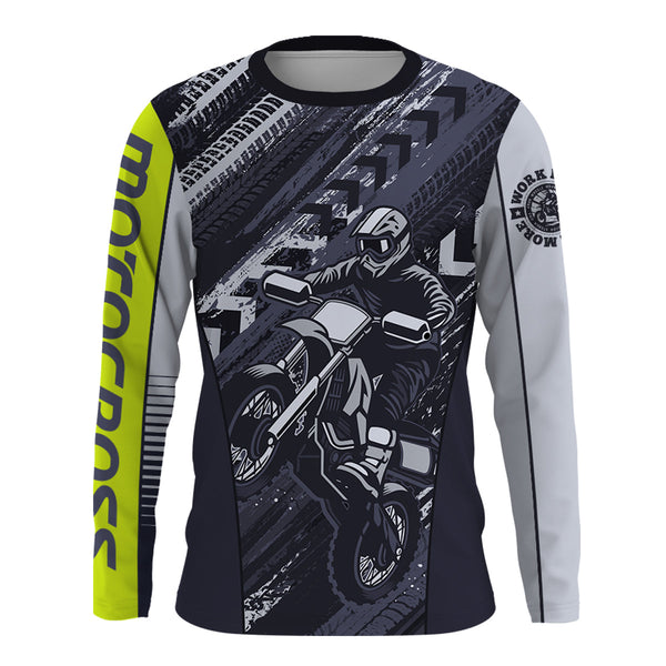 Motocross Racing Jersey Upf30+ Dirt Bike Off-Road Shirt Youth Men Kid Motorcycle Shirt XM235