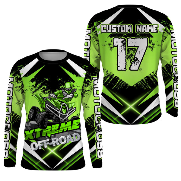 ATV Motocross Racing Jersey Youth Men Women Upf30+ Quad Bike ATV Racing Jersey MX21