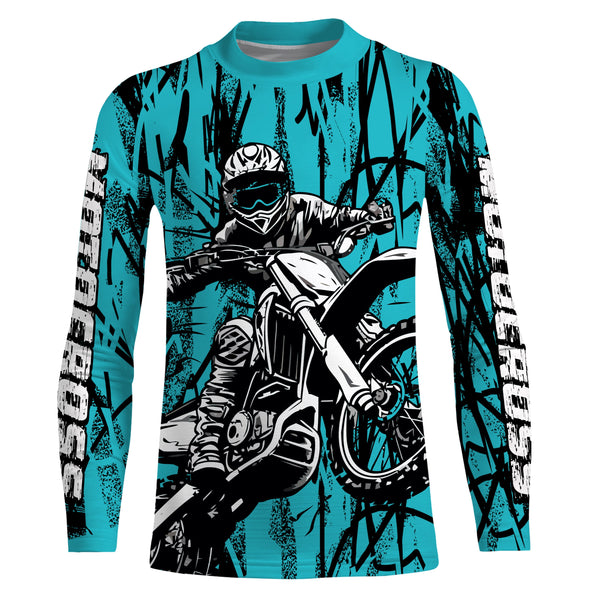 Motocross Racing Jersey UPF30+ Dirt Bike Shirt Youth Motorcycle Kid Men Off-Road XM117