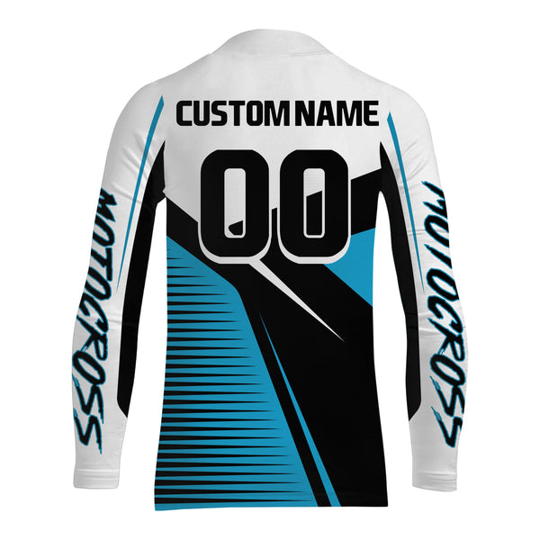 Personalized Motocross Jersey Kid&Adult Upf30+ Dirt Bike Racing Off-Road Motorcycle Jersey XM45