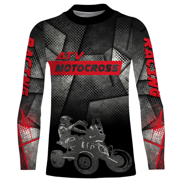 ATV Motocross Racing Jersey UPF30+ ATV Quad Bike Riding Jersey For Men Women Kid MX36