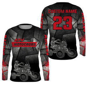 ATV Motocross Racing Jersey UPF30+ ATV Quad Bike Riding Jersey For Men Women Kid MX36