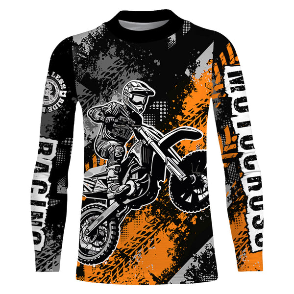 Motocross Racing Jersey Orange Upf30+ Dirt Bike Shirt Men Women Kid Off-road Jersey XM250