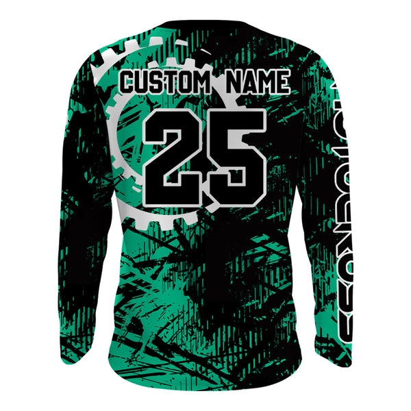 Dirt Bike Jersey Youth Men Women Upf30+ Motocross Racing Motorcycle Riding Jersey XM256