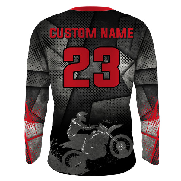 Custom Motocross Racing Jersey UPF30+ Adult&Kid Dirt Bike Extreme Off-Road MX Racing Shirt XM79