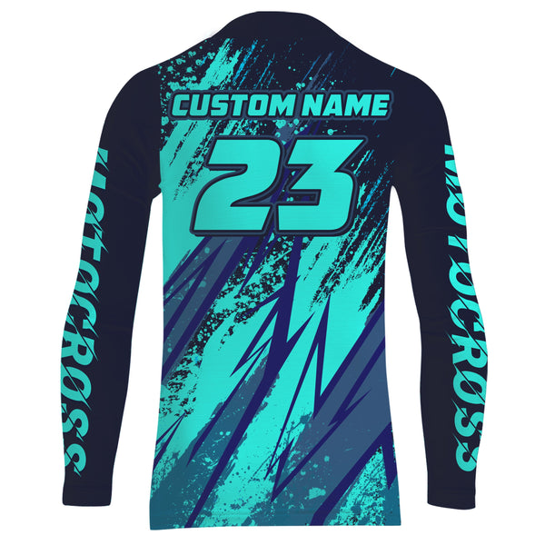 Motocross Jersey UPF30+ Kid&Adult Dirt Bike Racing Shirt Off-Road Motorcycle Men Kid Boy Girl XM84