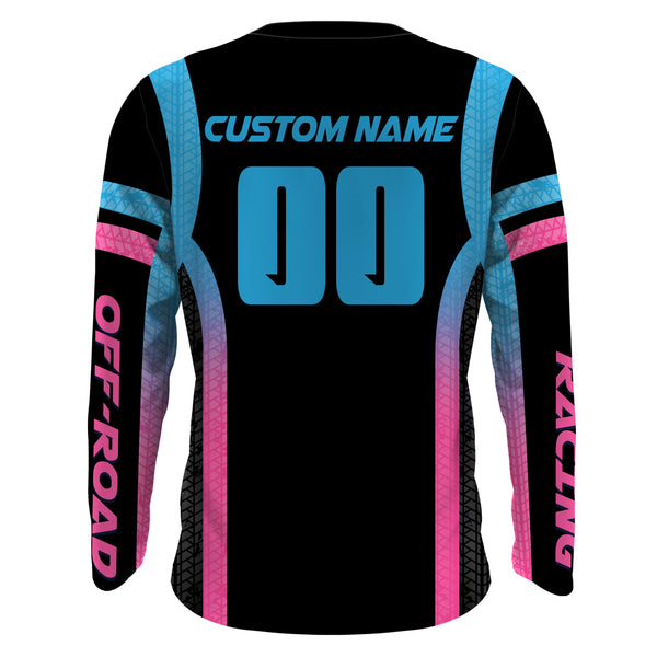 Motocross Racing Jersey Upf30+ Kids Mens Dirt Bike Jersey Racing Biker Girls Off-Road XM15