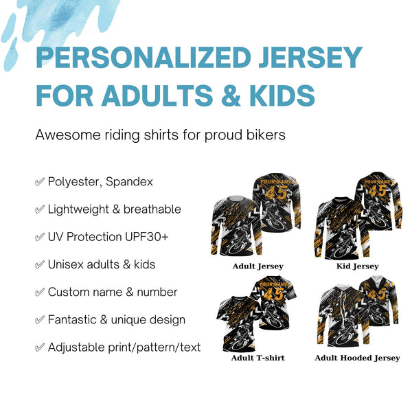 Custom BMX racing jersey UPF30+ rider shirts extreme Off-road Cycling adult&kid team racewear| SLC37