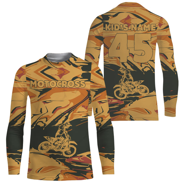 Personalized Motocross Jersey Custom Number&Name Motorcycle Shirt Off-Road Dirt Bike Racing| NMS580