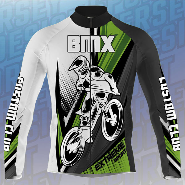 Custom BMX Cycling Jersey Mens Long Sleeve&Short Sleeve Bicycle Motocross Shirt Road Moutain Biking| NMS781