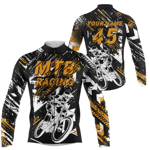 MTB men Cycling jersey Custom mountain bike race shirt Anti-UV breathable Reflective clothing| SLC95