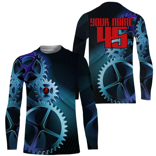 Cycling Jersey Custom Mountain Bike Downhill Racing Shirt MTB Off-road BMX Jersey UV Protection UPF 30+ JTS497