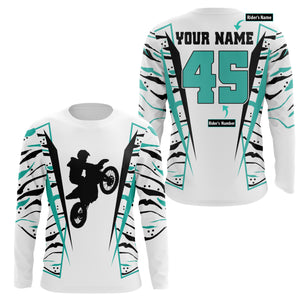 Personalized Motocross Jersey UPF30+ for Kid&Adult Riders Custom Dirt Bike Racing Off-road Motorcycle| NMS617