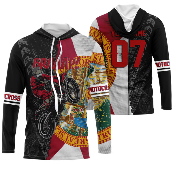 Florida Motocross Jersey Brap Custom Youth Mens Womens FL Dirt Bike Off Road MX Motorcycle| NMS828