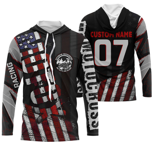 Custom Motocross Jersey UPF30+ American Dirt Bike MX Racing Jersey Adult&Kid Off-Road Motorcycle| NMS771