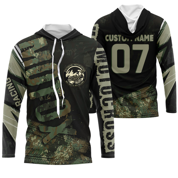 Custom Motocross Jersey UPF30+ No Guts No Glory Dirt Bike MX Racing Jersey Adult&Kid Off-Road Motorcycle| NMS772