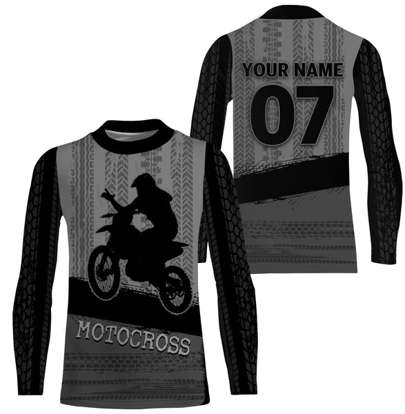 Personalized Motocross Jersey Tire Track Riding Shirt Off-road Dirt Bike Motorcycle Riders| NMS508