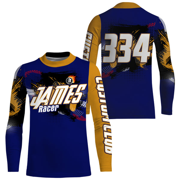 BMX racing jersey Custom UPF30+ MTB riding shirt adult&kid Downhill off-road Cycling jersey| SLC28