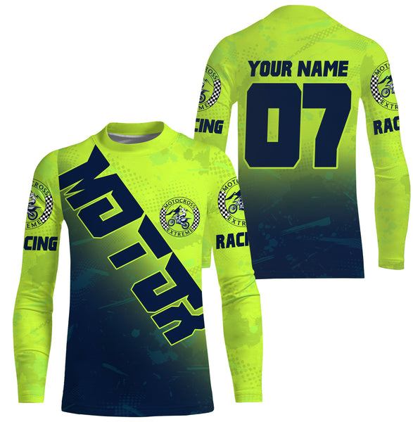 Custom MotoX Motocross jersey UPF30+ kid&adult dirt bike racing off-road motorcycle racewear| NMS939