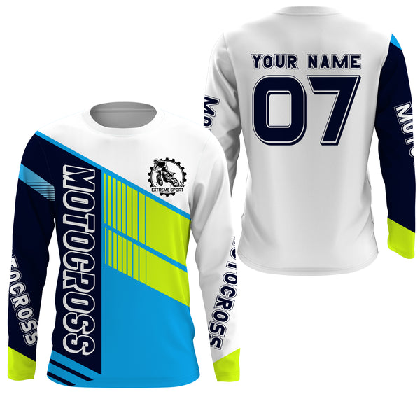 Custom Motocross Jersey UPF30+ Extreme Dirt Bike MX Racing Adult&Kid Off-Road Motorcycle Shirt| NMS773