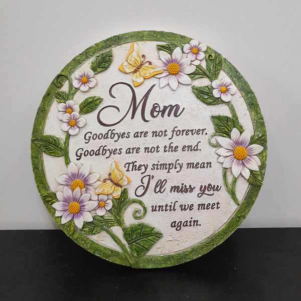 Mom Memorial Stone, Sympathy Gift for Loss of Mom, Memory Garden Stone for Mom, Loss of Mother TNS2