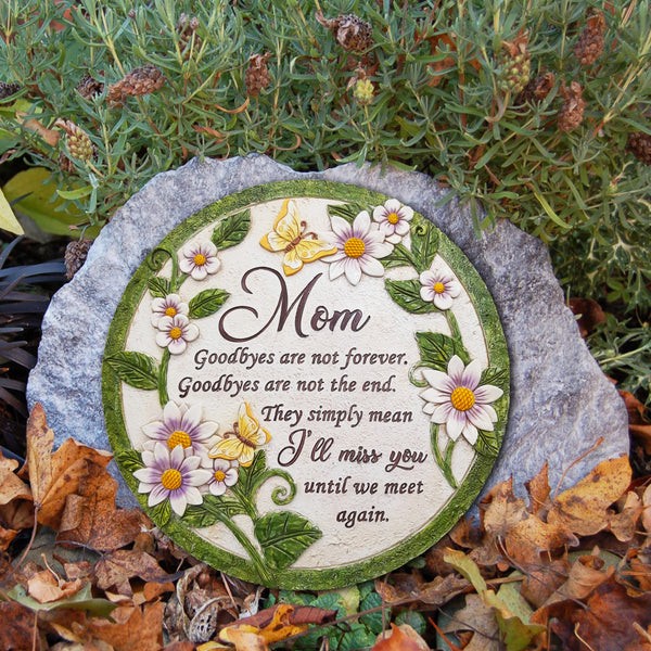 Mom Memorial Stone, Sympathy Gift for Loss of Mom, Memory Garden Stone for Mom, Loss of Mother TNS2