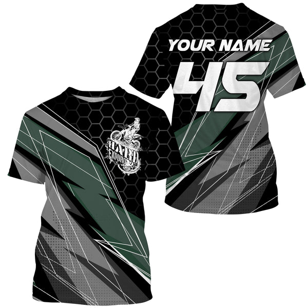 Hard Enduro Jersey Personalized Racing Shirt UPF30+ Adults&Kids, Dirt Bike Motorcycle Off-road Riders| NMS597