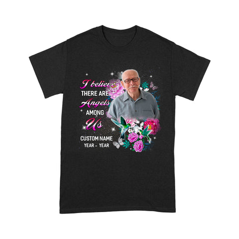 Customized memorial Tshirt, Bereavement gift, Sympathy shirt with photo, Memory of Mom Dad Husband Son TS09