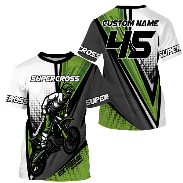 Supercross Riding Jersey Personalized Number & Name Motorcycle Off-Road Riders Dirt Bike Racing| NMS536