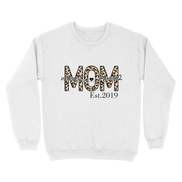 Custom kid name Mom Est shirt, Mother's day Shirt, Mother's Day Gift For Mom, Mother's Day Gift D05 NQS1594 - Standard Crew Neck Sweatshirt