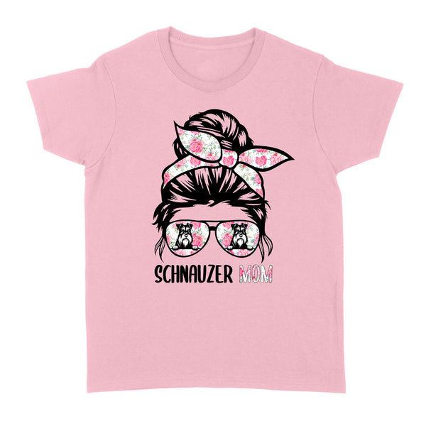 Dog mom mother's day schnauzer mom Standard Women's T-shirt A222