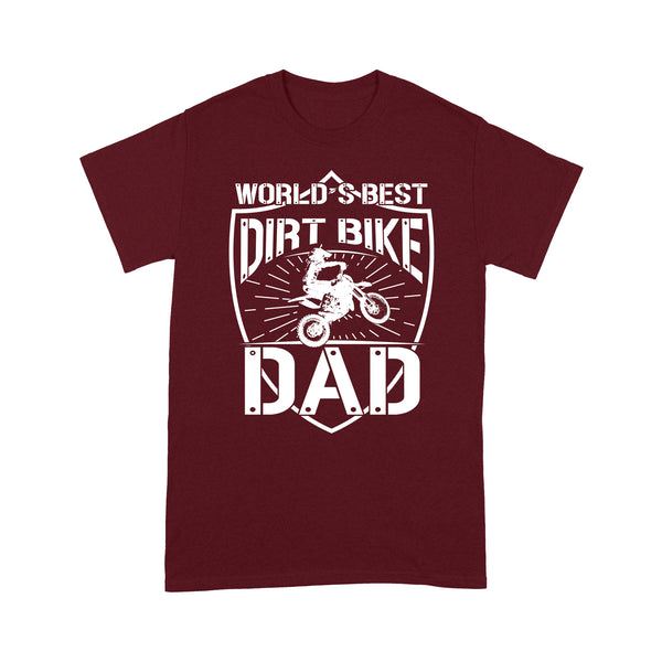 World Best Dirt Bike Dad T-shirt Motocross Dad Racing Father's Day Gift for Dad Rider| NMS515 A01