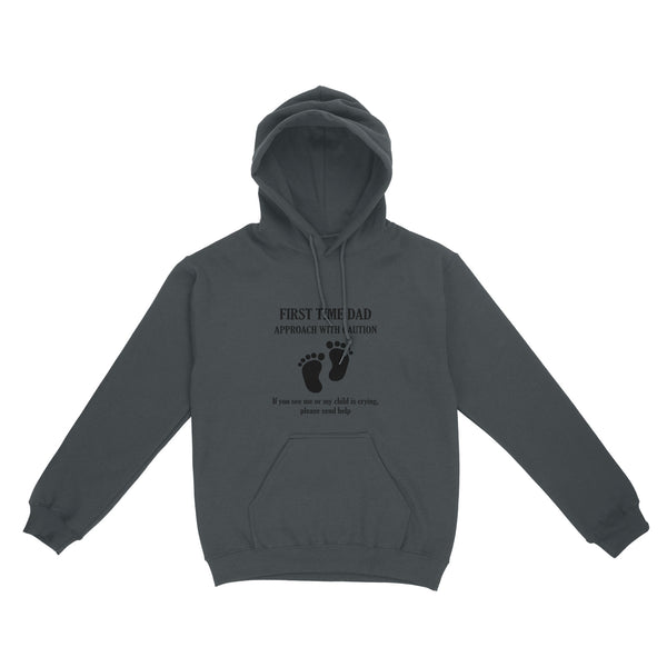 First time dad approach with caution hoodie, new dad shirts, promoted to dad | NS15 Myfihu