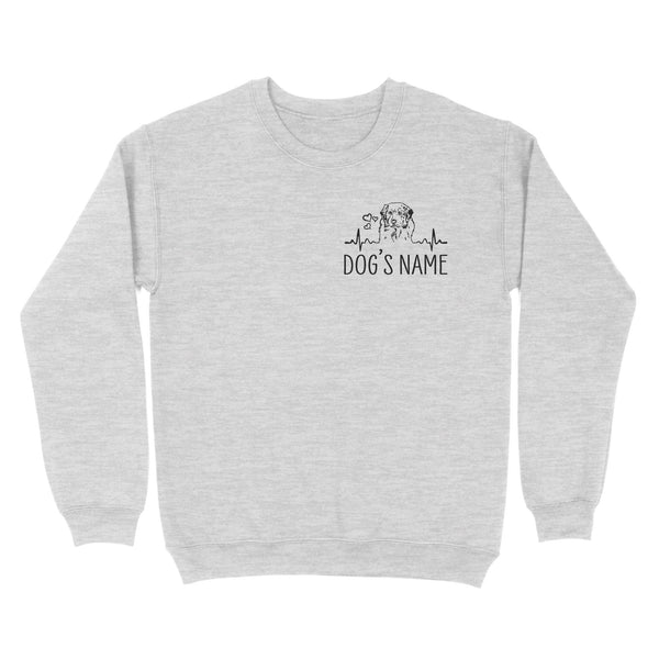 Dog mom mother's day aussie mom sweatshirt personalized gift A230