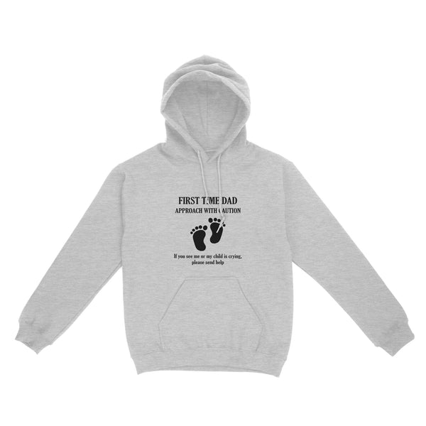 First time dad approach with caution hoodie, new dad shirts, promoted to dad | NS15 Myfihu