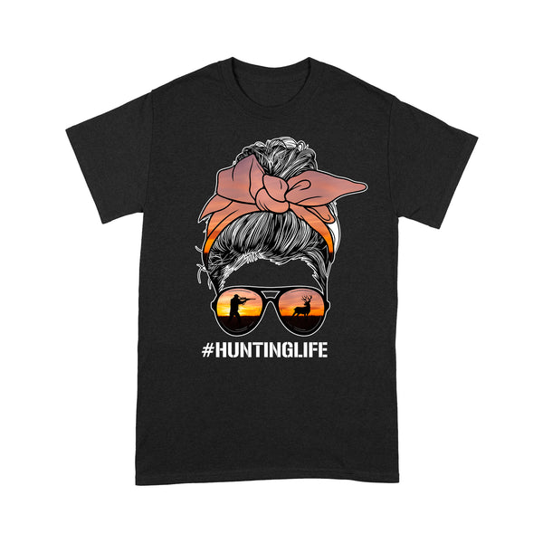 Christmas gift, hunting gift for hunter wife hunting life T-Shirt TAD02
