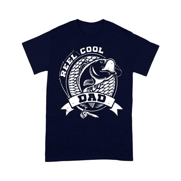 Reel Cool Dad T-shirt | Fishing Shirt for Men, Father's Day Gift for Fishing Daddy, New Dad Fishermen | NTS26 Myfihu