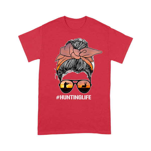 Christmas gift, hunting gift for hunter wife hunting life T-Shirt TAD02