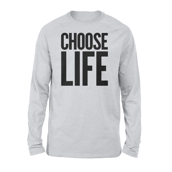 Choose Life Vintage Retro 80s Funny - Standard Long Sleeve