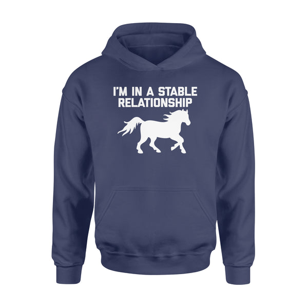 Funny "I'm In A Stable Relationship" Hoodie for Women - FSD1112