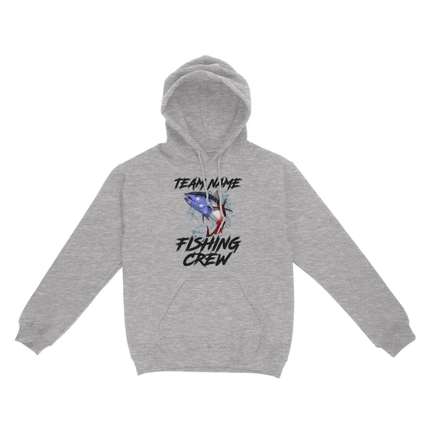 Tuna Fishing American Flag Custom Fishing Hoodie Shirts for Fishing team, Personalized Patriotic Fishing gifts FFS - IPHW2289