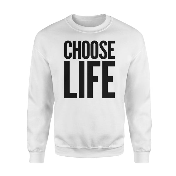 Choose Life Vintage Retro 80s Funny - Standard Crew Neck Sweatshirt