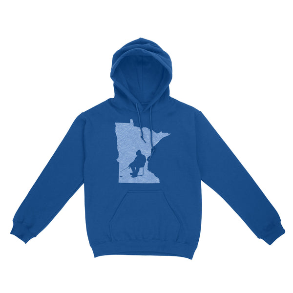 Minnesota Ice Fishing Shirts, Winter Fishing Minnesota State Love Fishing Hoodie - FSD2927 D06